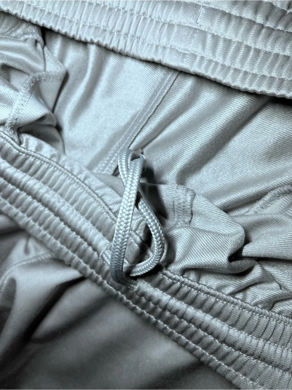 adidas Silver Track Pants - Loose Fitted Streetwear - 3-Stripe Design